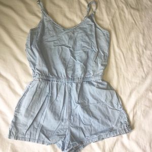 F21 BLUE ROMPER